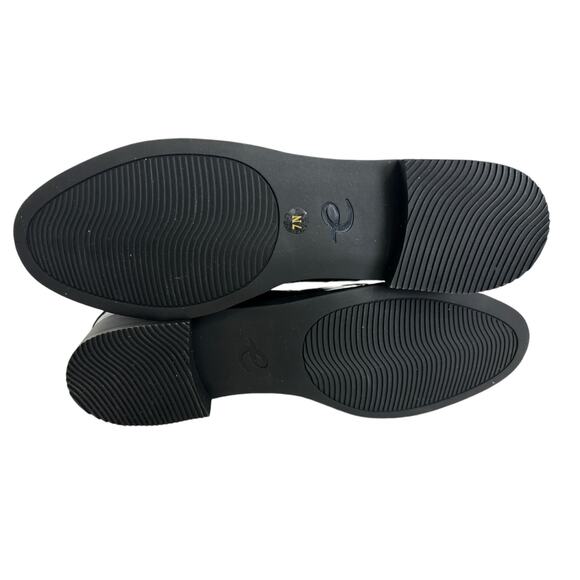 Easy Spirit Racer Loafers Black Croc Embossed Leather Loafer NEW Size 7 NARROW - Picture 7 of 9